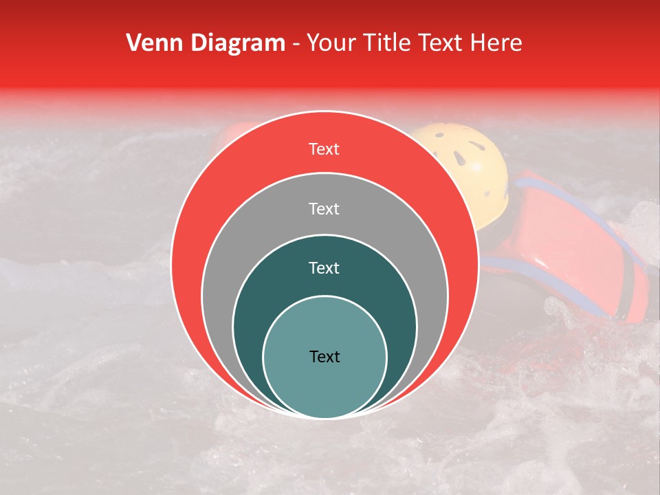 Hydrospeed On A River Soca, Slovenia PowerPoint Template