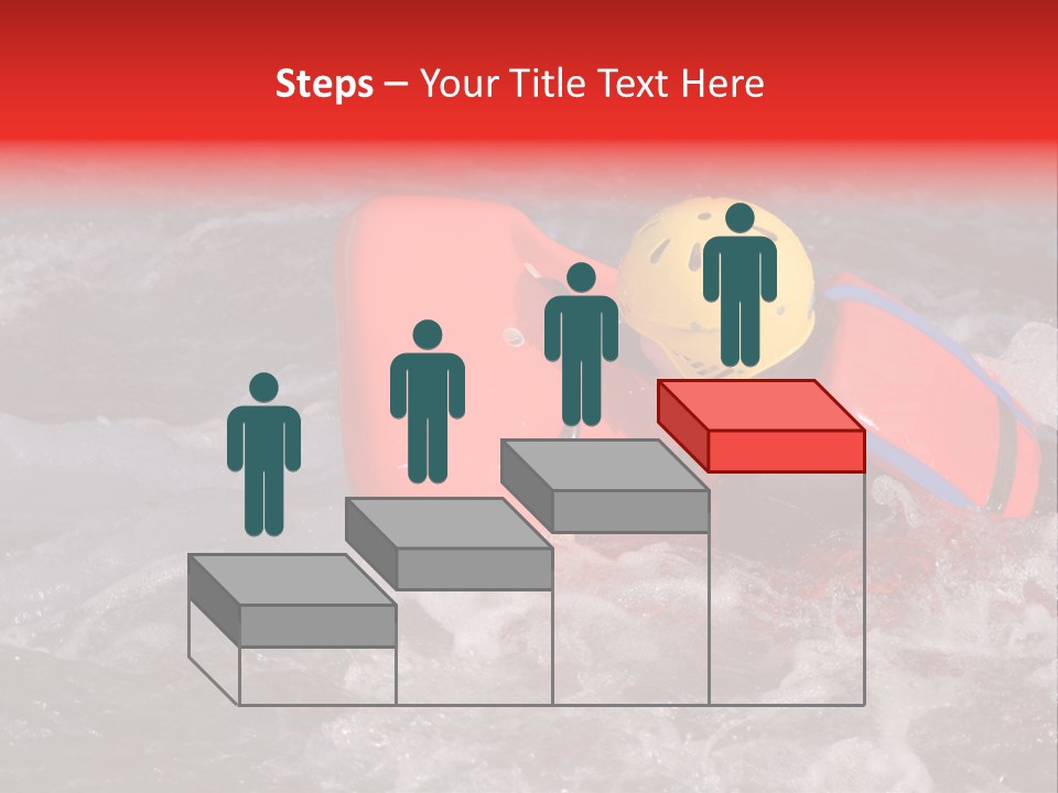 Hydrospeed On A River Soca, Slovenia PowerPoint Template