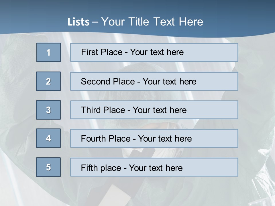Scientist Working In Laboratory, Chemistry Related Or Medical Design PowerPoint Template