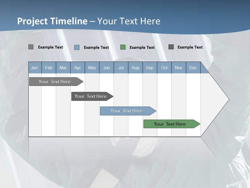Scientist Working In Laboratory, Chemistry Related Or Medical Design PowerPoint Template