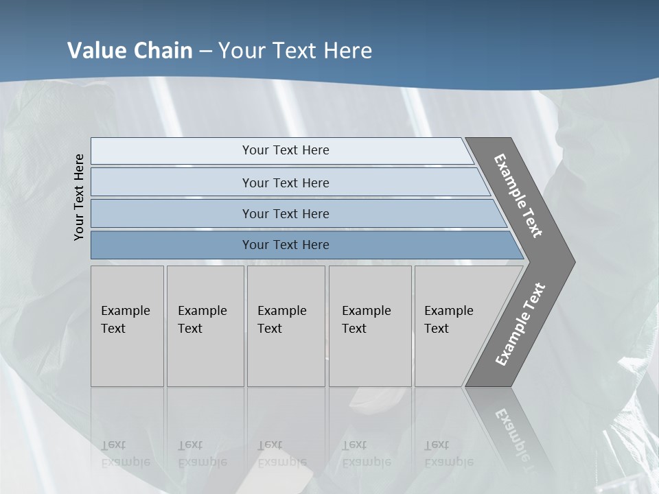 Scientist Working In Laboratory, Chemistry Related Or Medical Design PowerPoint Template