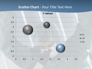 Scientist Working In Laboratory, Chemistry Related Or Medical Design PowerPoint Template