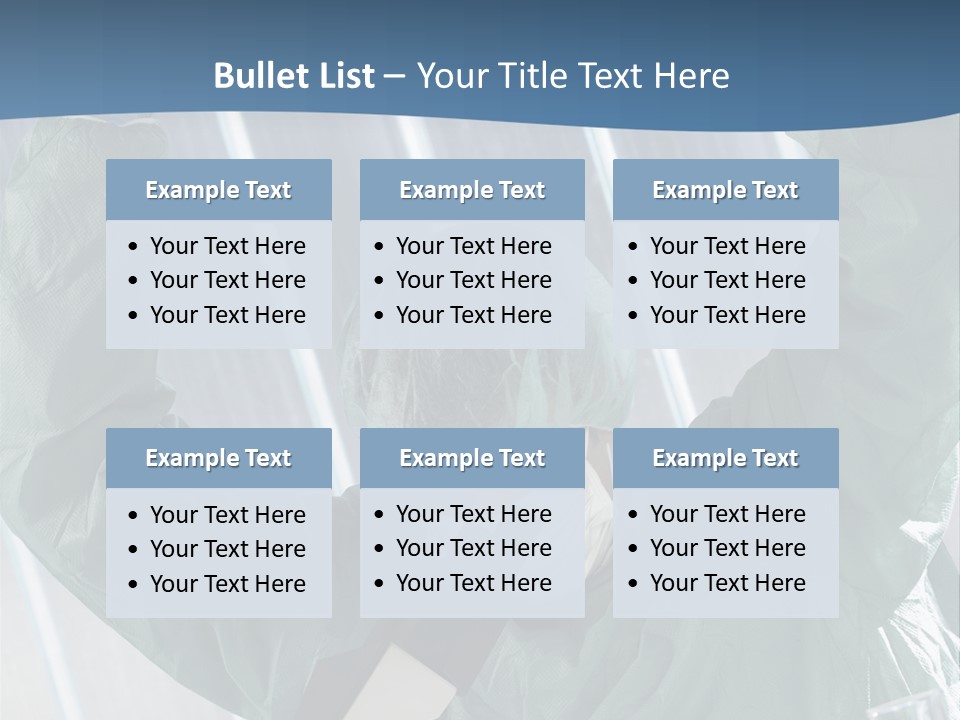 Scientist Working In Laboratory, Chemistry Related Or Medical Design PowerPoint Template