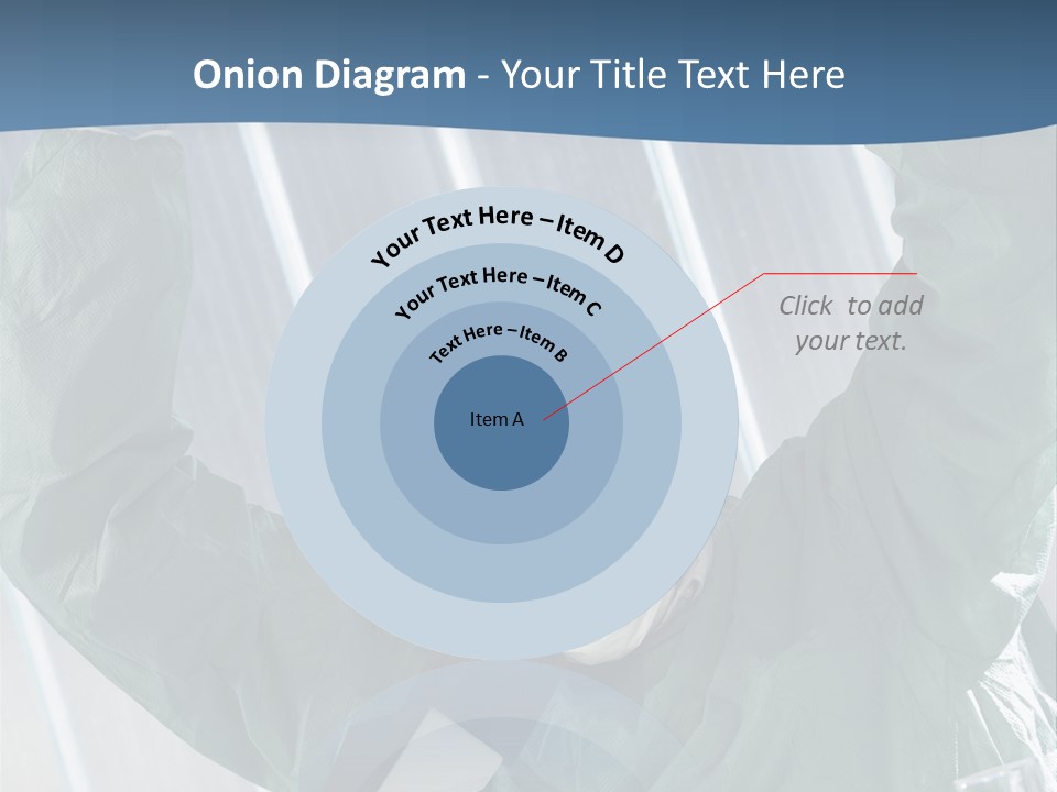 Scientist Working In Laboratory, Chemistry Related Or Medical Design PowerPoint Template