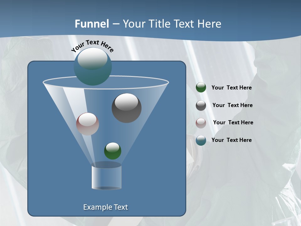 Scientist Working In Laboratory, Chemistry Related Or Medical Design PowerPoint Template