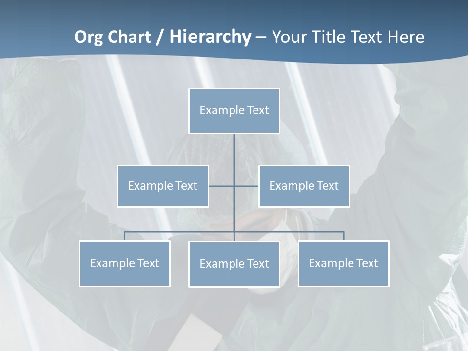 Scientist Working In Laboratory, Chemistry Related Or Medical Design PowerPoint Template