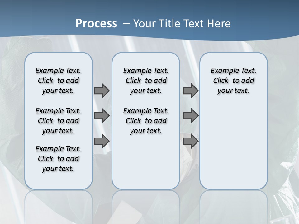 Scientist Working In Laboratory, Chemistry Related Or Medical Design PowerPoint Template