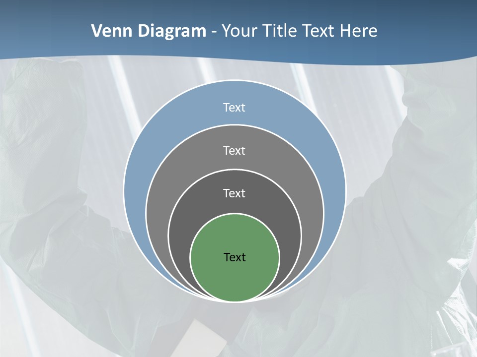 Scientist Working In Laboratory, Chemistry Related Or Medical Design PowerPoint Template