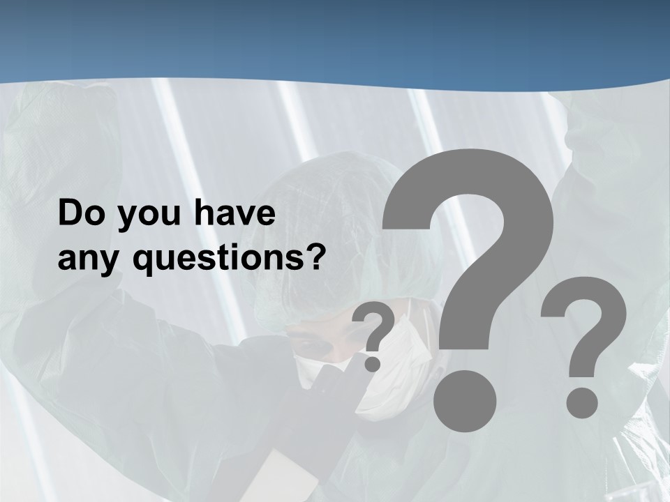 Scientist Working In Laboratory, Chemistry Related Or Medical Design PowerPoint Template