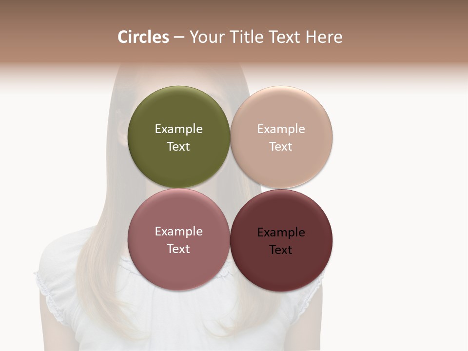 Cute Blonde PowerPoint Template