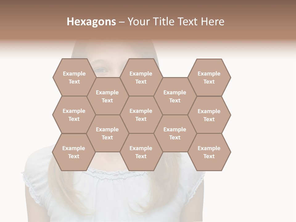 Cute Blonde PowerPoint Template