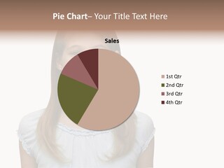 Cute Blonde PowerPoint Template