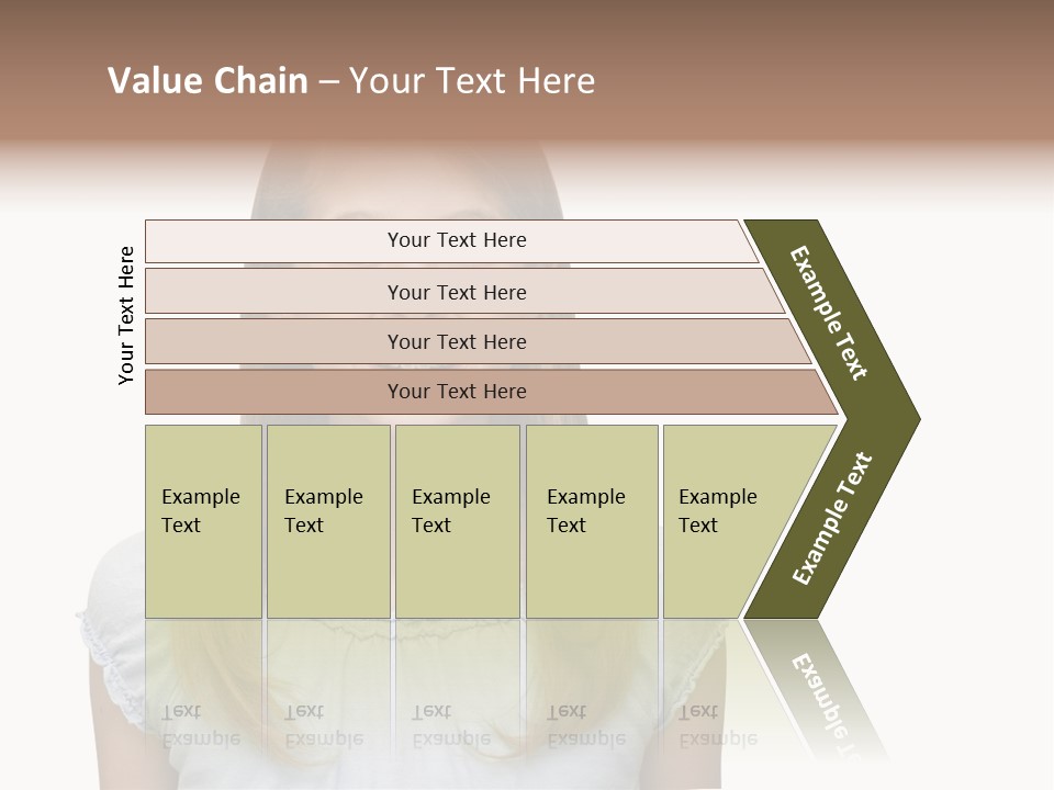 Cute Blonde PowerPoint Template