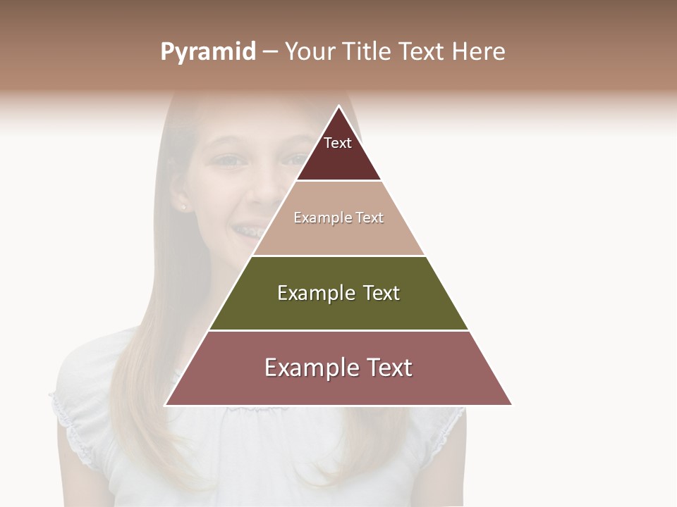 Cute Blonde PowerPoint Template