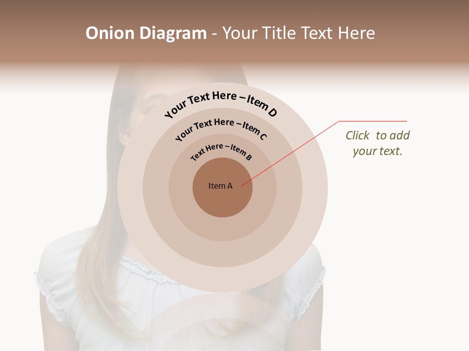 Cute Blonde PowerPoint Template