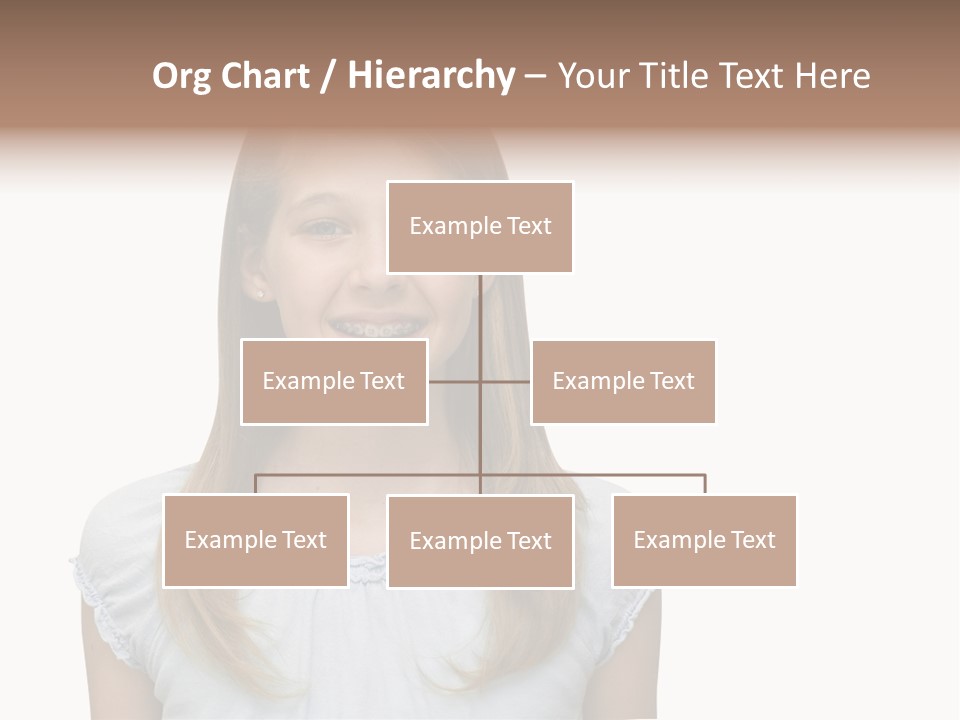 Cute Blonde PowerPoint Template