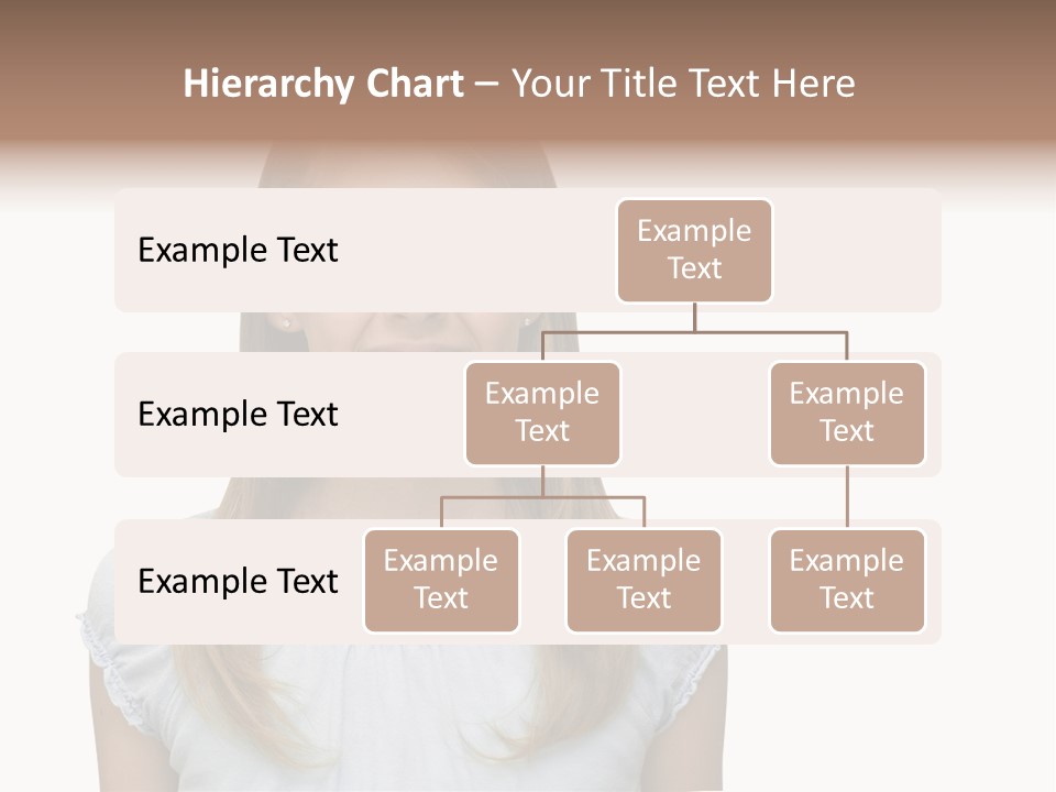 Cute Blonde PowerPoint Template