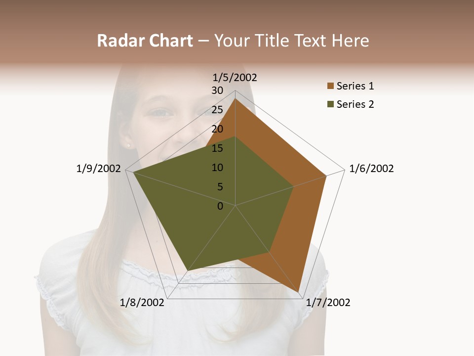 Cute Blonde PowerPoint Template