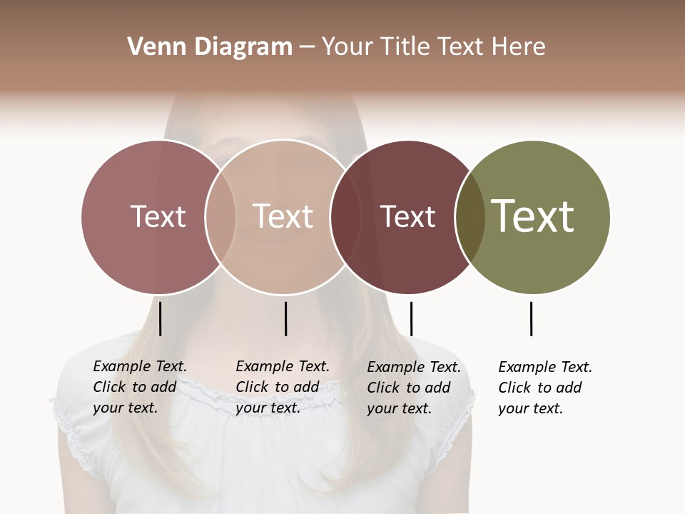 Cute Blonde PowerPoint Template
