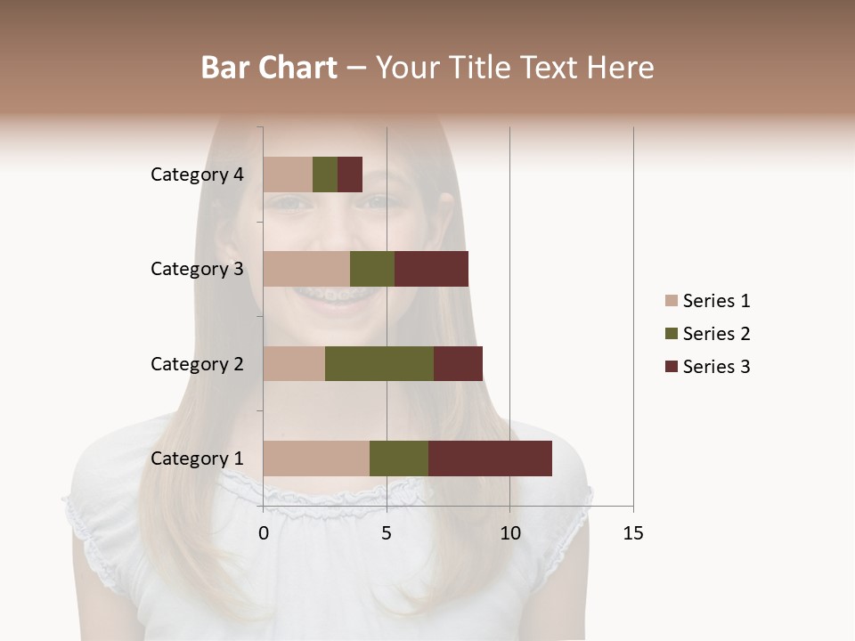 Cute Blonde PowerPoint Template