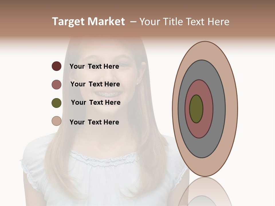 Cute Blonde PowerPoint Template