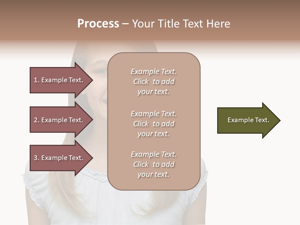 Cute Blonde PowerPoint Template