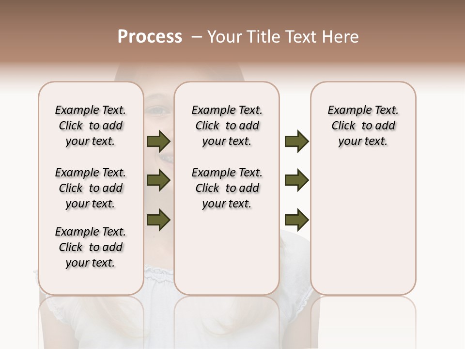 Cute Blonde PowerPoint Template
