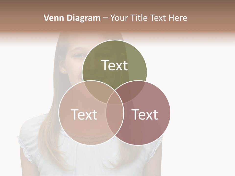 Cute Blonde PowerPoint Template