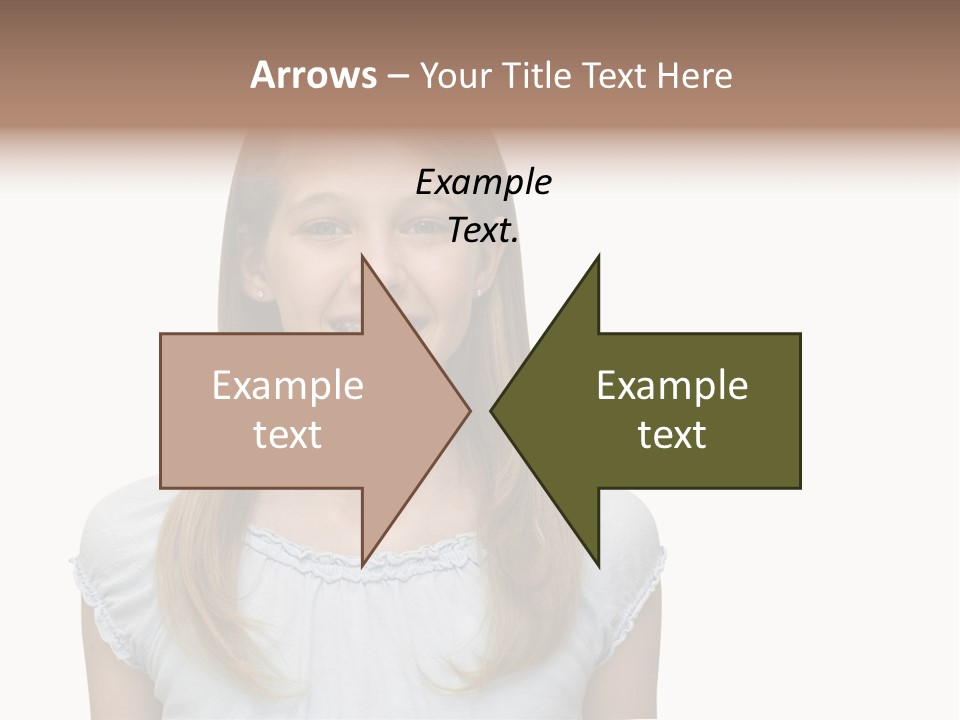 Cute Blonde PowerPoint Template