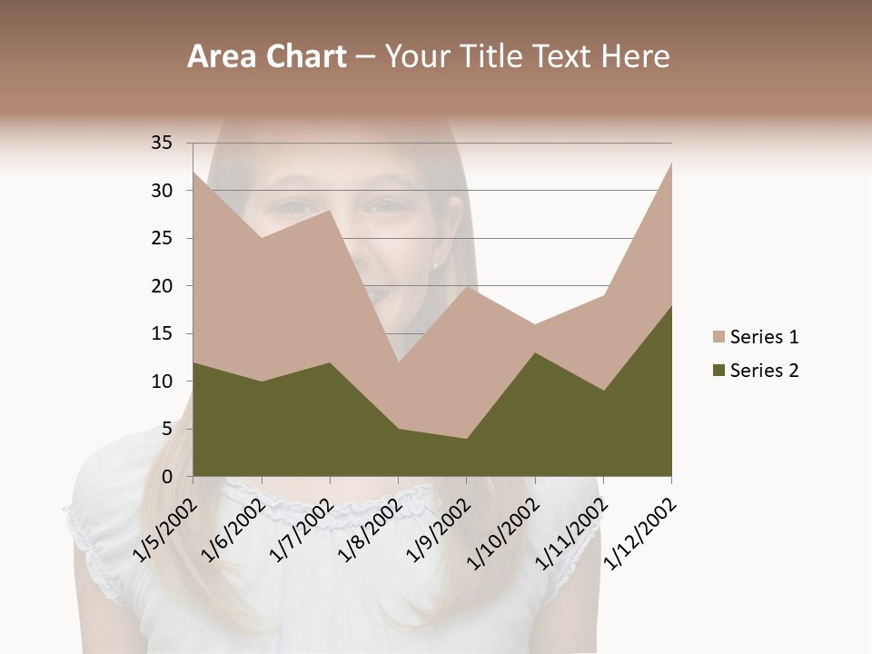 Cute Blonde PowerPoint Template