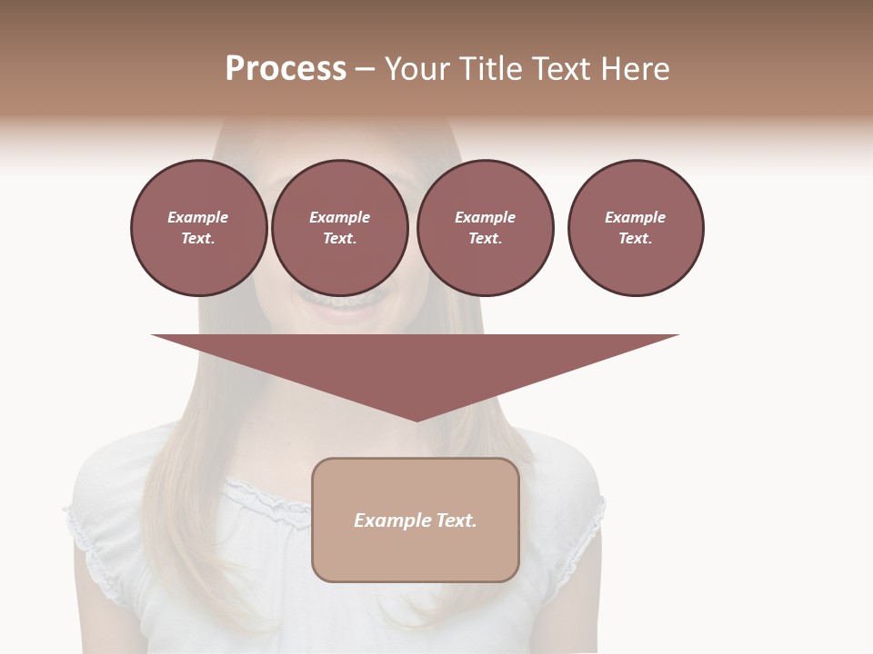 Cute Blonde PowerPoint Template