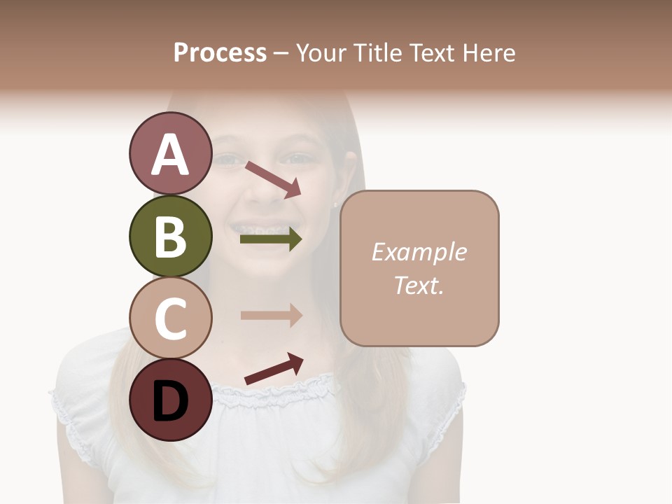 Cute Blonde PowerPoint Template