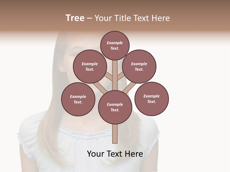 Cute Blonde PowerPoint Template