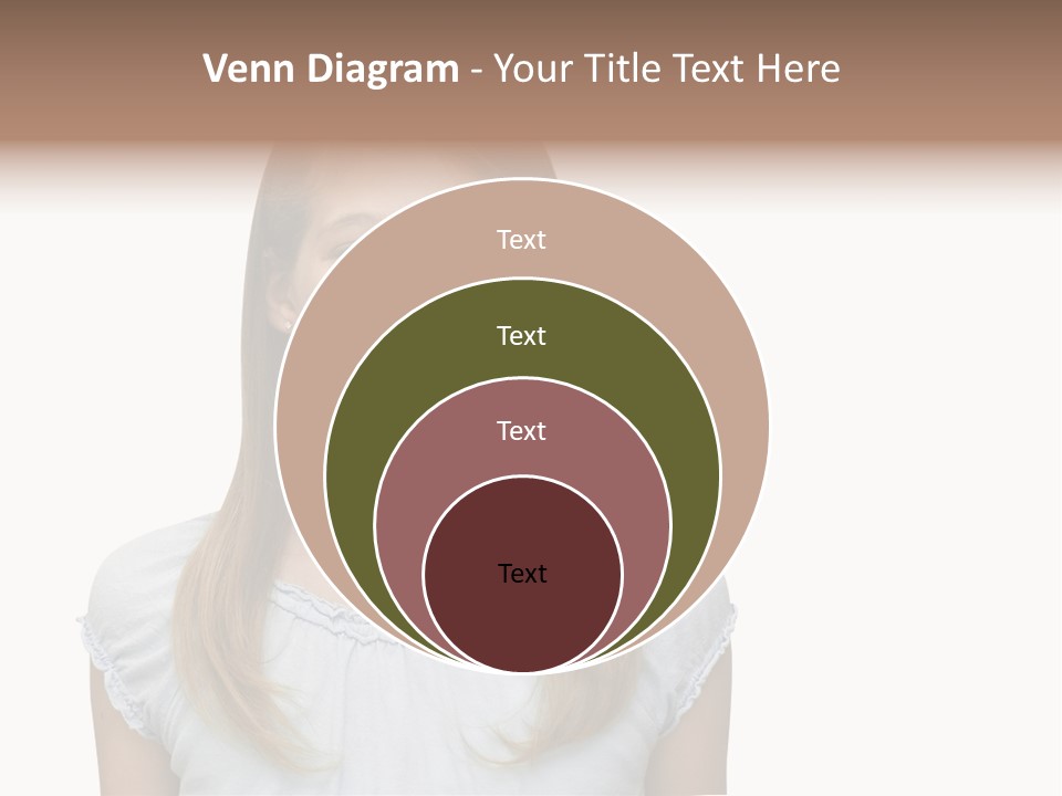 Cute Blonde PowerPoint Template