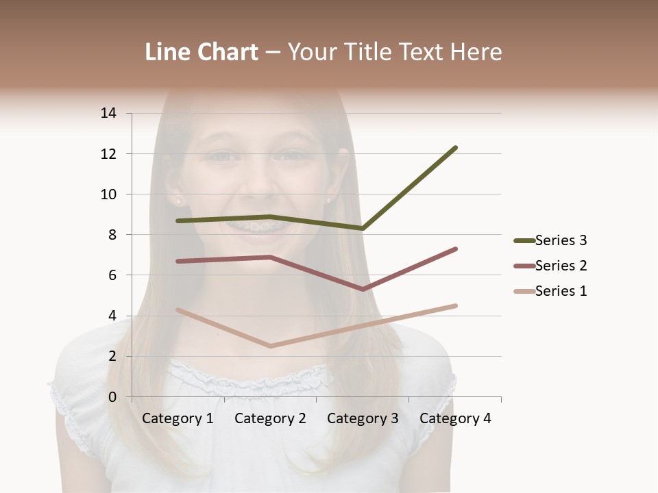 Cute Blonde PowerPoint Template