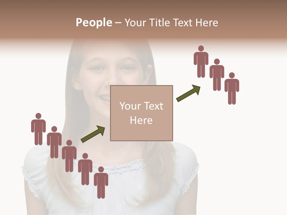 Cute Blonde PowerPoint Template