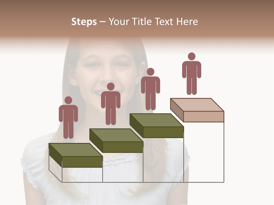 Cute Blonde PowerPoint Template