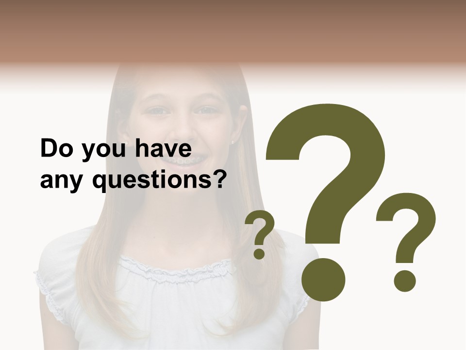 Cute Blonde PowerPoint Template