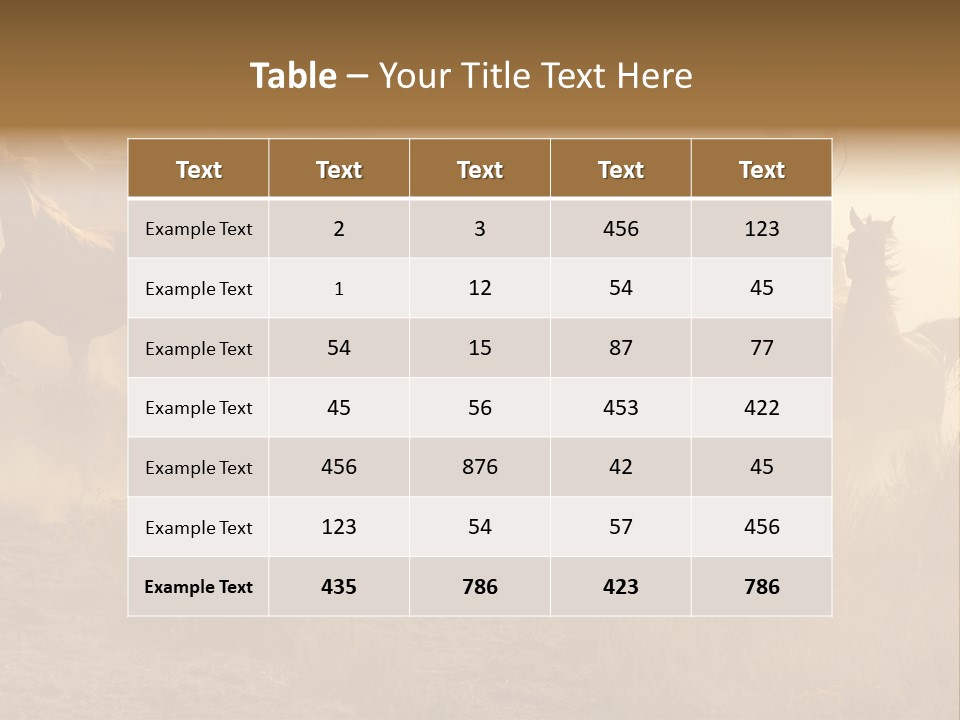 Two Cowboys Galloping And Roping Through The Desert PowerPoint Template