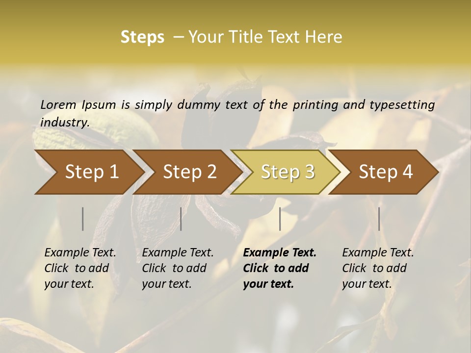 A Nut Tree With Nuts On It's Branches PowerPoint Template