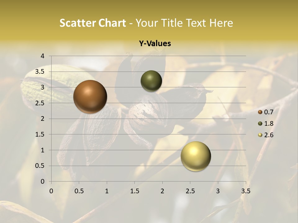 A Nut Tree With Nuts On It's Branches PowerPoint Template