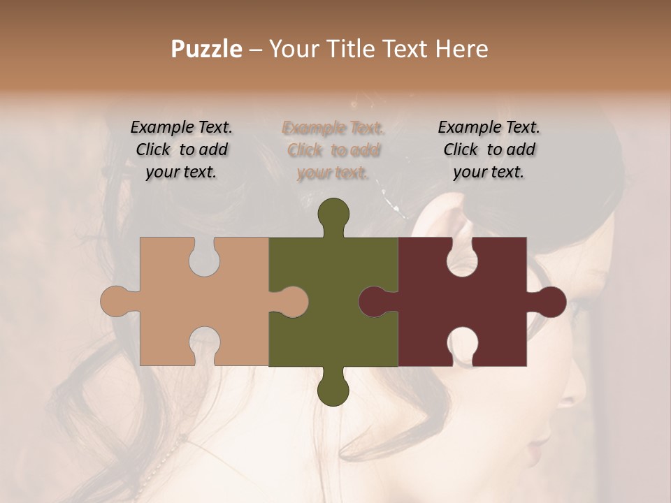 A Woman's Hair Is Shown With The Words, Name Of Presentation Company Name PowerPoint Template