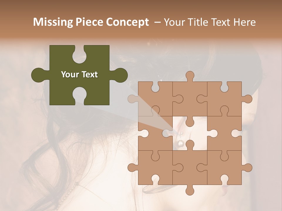 A Woman's Hair Is Shown With The Words, Name Of Presentation Company Name PowerPoint Template