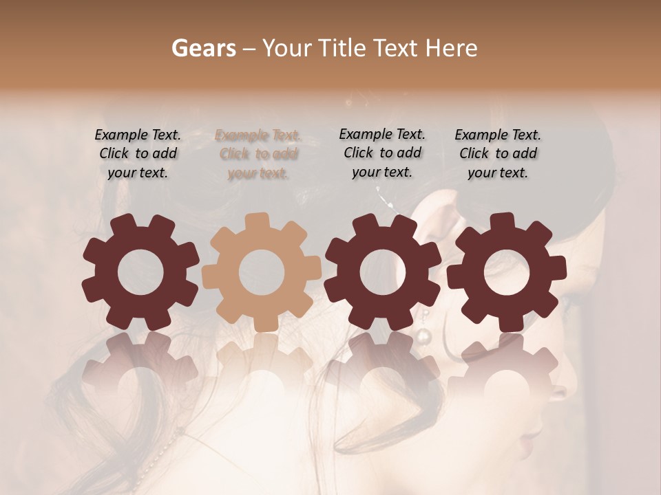 A Woman's Hair Is Shown With The Words, Name Of Presentation Company Name PowerPoint Template