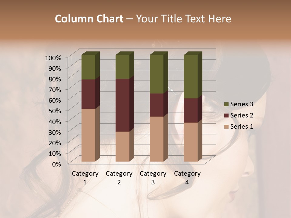 A Woman's Hair Is Shown With The Words, Name Of Presentation Company Name PowerPoint Template