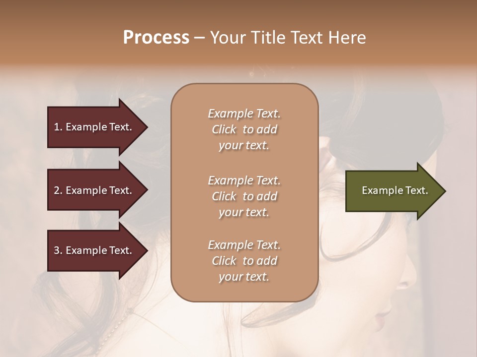 A Woman's Hair Is Shown With The Words, Name Of Presentation Company Name PowerPoint Template