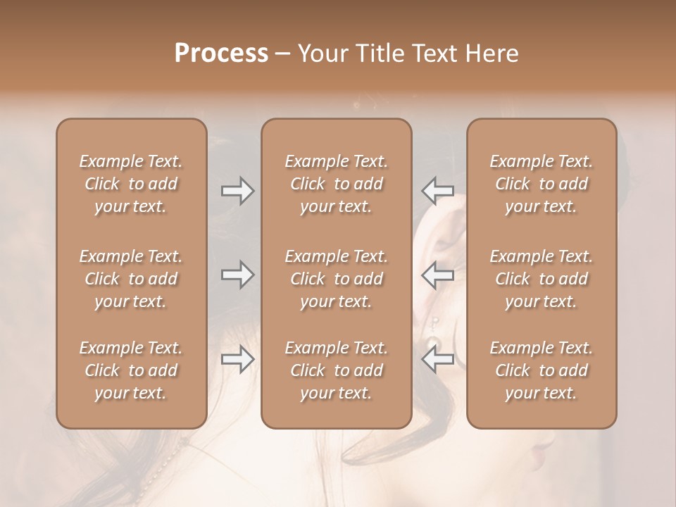 A Woman's Hair Is Shown With The Words, Name Of Presentation Company Name PowerPoint Template