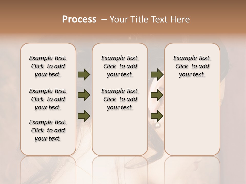 A Woman's Hair Is Shown With The Words, Name Of Presentation Company Name PowerPoint Template