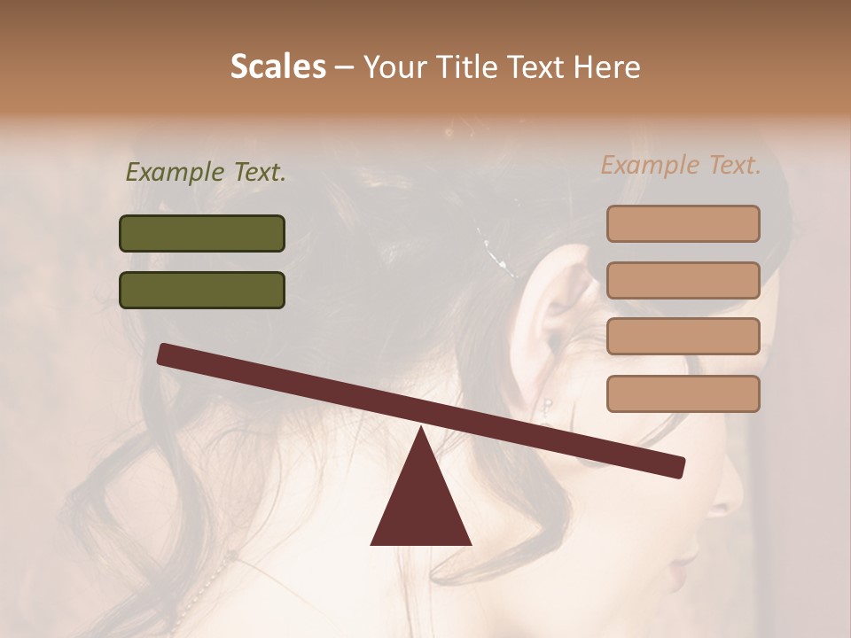 A Woman's Hair Is Shown With The Words, Name Of Presentation Company Name PowerPoint Template