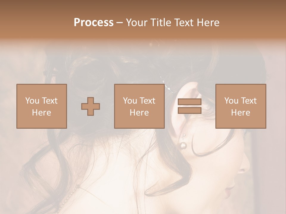 A Woman's Hair Is Shown With The Words, Name Of Presentation Company Name PowerPoint Template